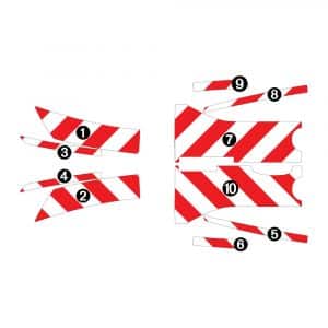 Kit Rouge-Blanc CL. A Standard - MERCEDES Sprinter H2/H3 (2018) – Image 3